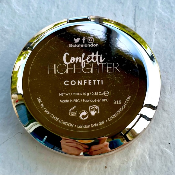 LIMITED EDITION CIATE LONDON CONFETTI HIGHLIGHTER WARM GLOW 10g/0.35Oz FULL SIZE - Picture 6 of 14